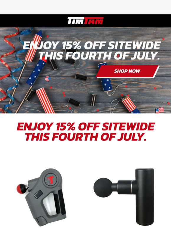 🎆 Big Savings! 15% Off This Fourth of July 🇺🇸