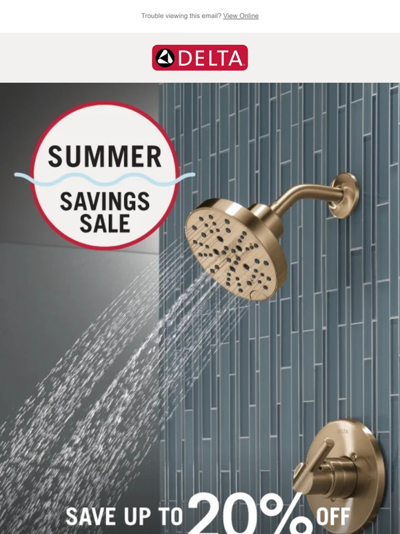 See how much you can save on select Delta® products