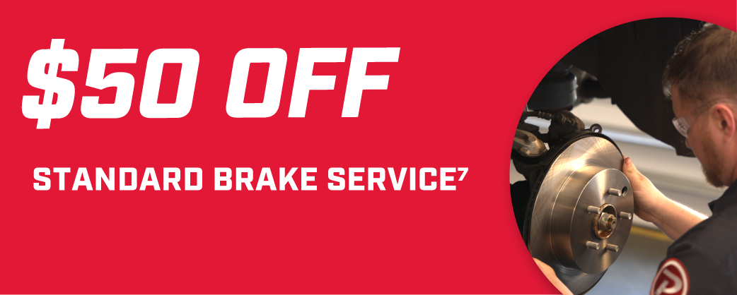 $50 Off Standard Brake Service with coupon7