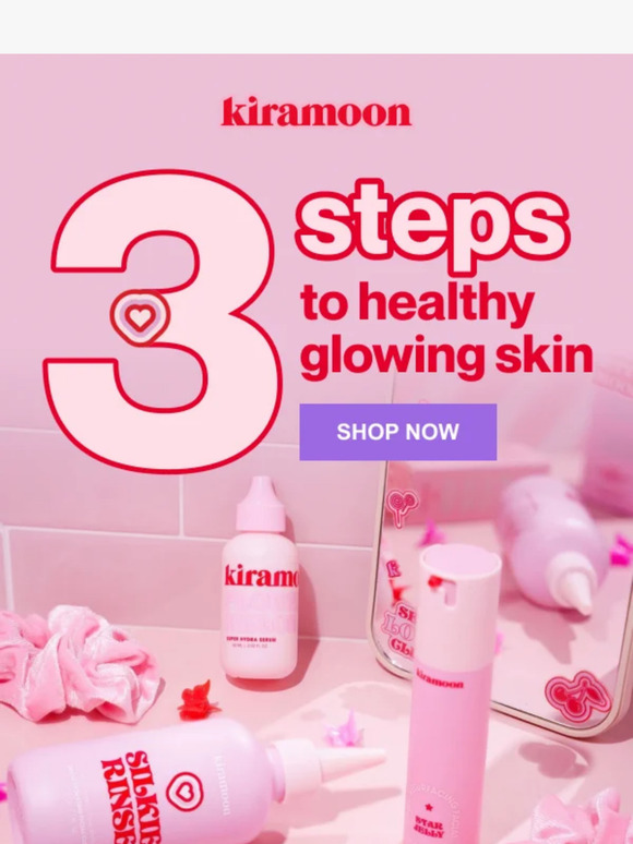 we’re spilling the tea on glowing skin ✨