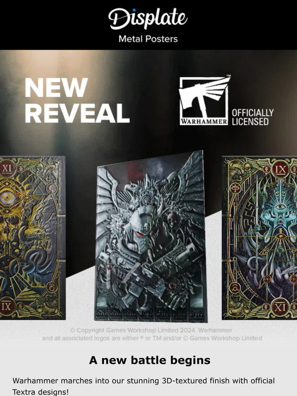 Displate: Collector, recruit new Warhammer Displates! ⚔️ | Milled