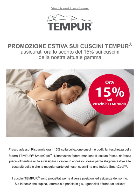 Privati_Promo estiva sconto del 15% sui cuscini