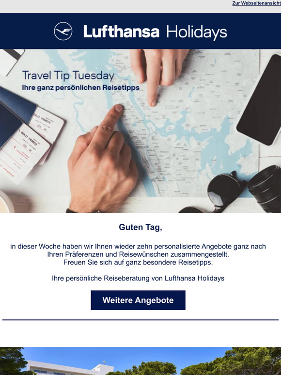 Travel Tip Tuesday – Ihre ganz persönlichen Reisetipps von Lufthansa Holidays