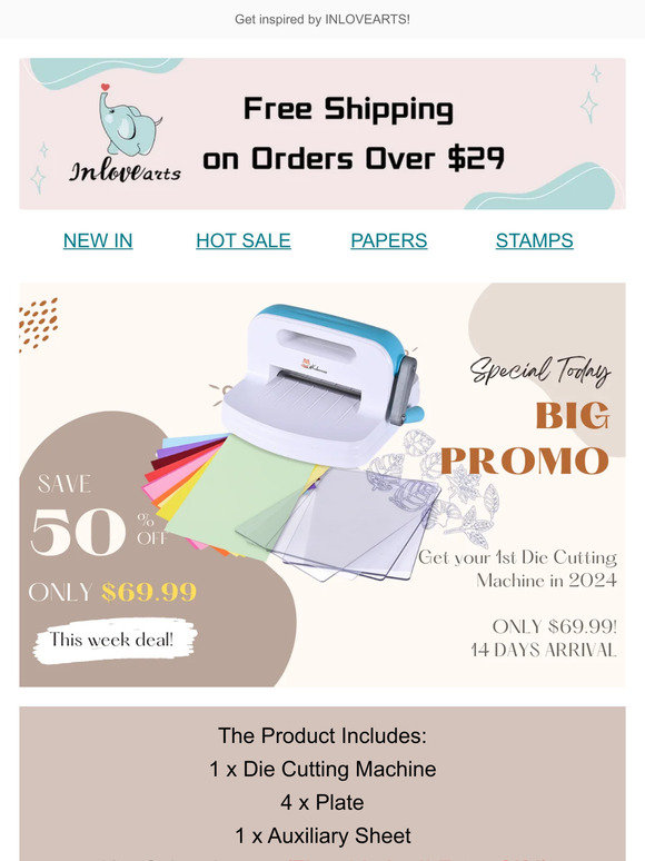 💥Our Cutting Machine is on Sale!! Only $69.99✨✨