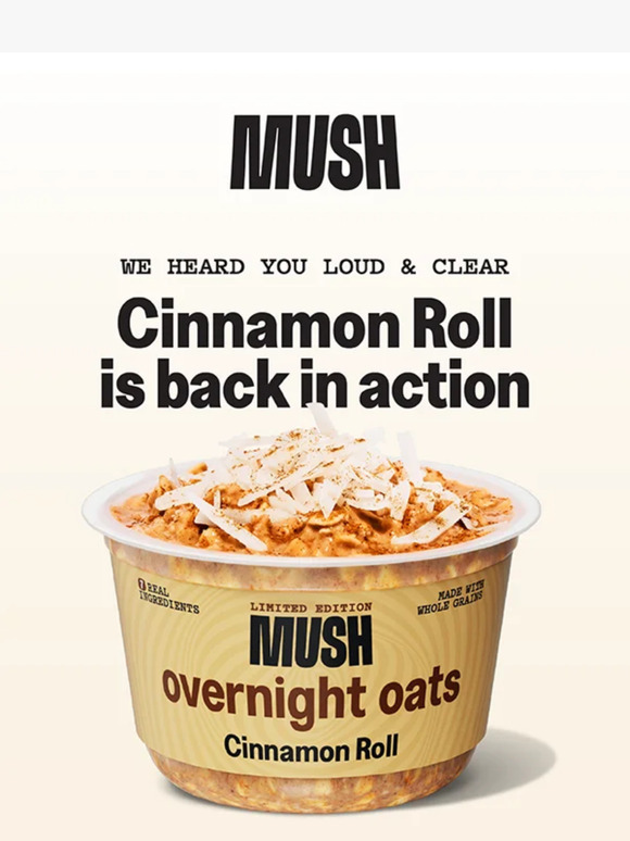 Cinnamon Roll is back.