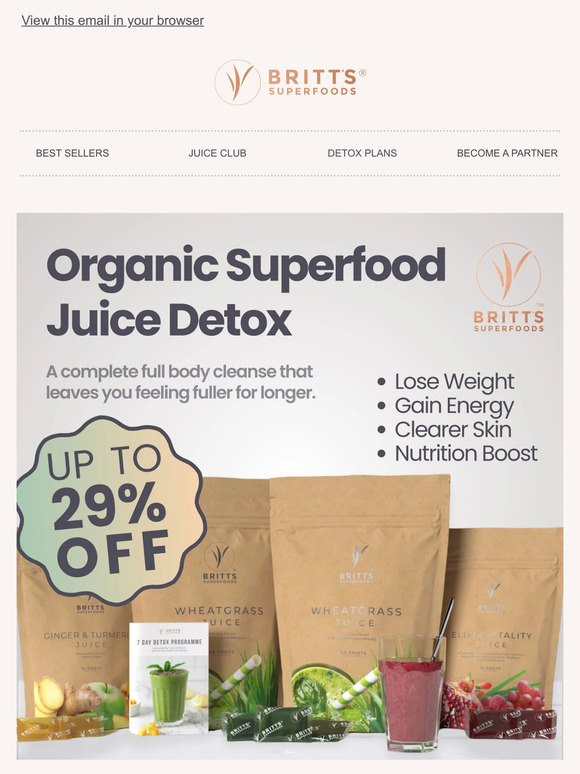 Kick Start Your Health with Britt’s Superfoods Detox
