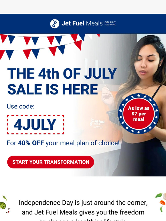 Enjoy 40% OFF any meal plan! ⚠️