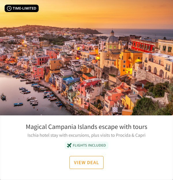 Magical Campania Islands escape with tours