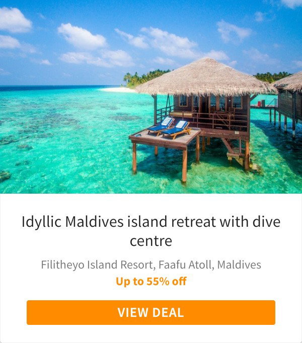 Idyllic Maldives island retreat with dive centre