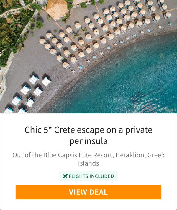 Chic 5* Crete escape on a private peninsula