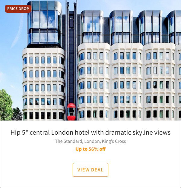 Hip 5* central London hotel with dramatic skyline views