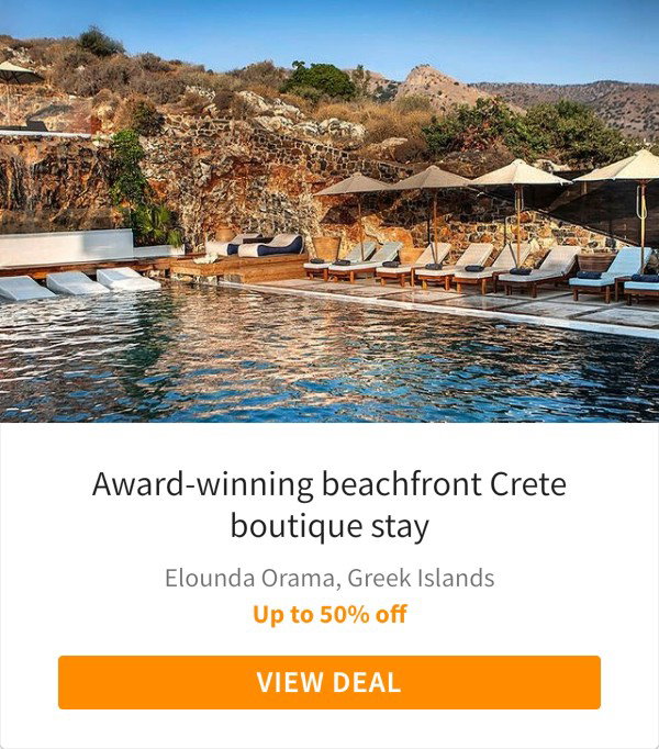 Award-winning beachfront Crete boutique stay