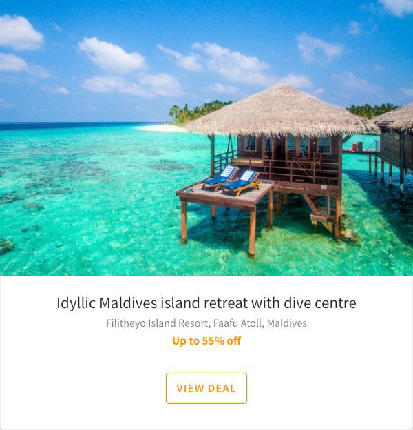 Idyllic Maldives island retreat with dive centre