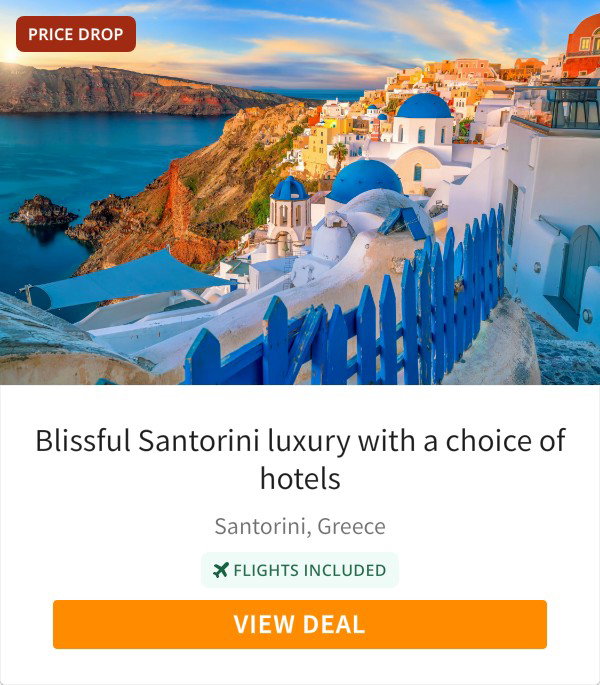 Blissful Santorini luxury with a choice of hotels