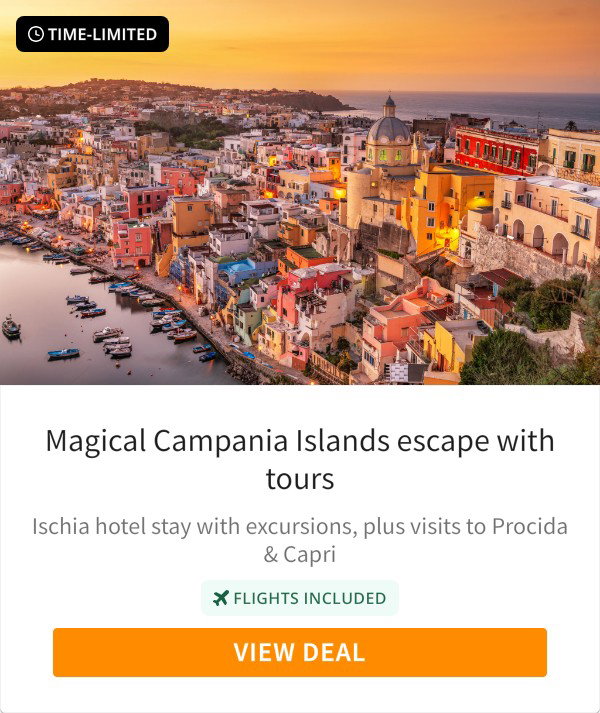 Magical Campania Islands escape with tours