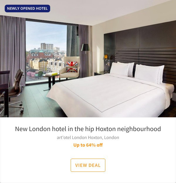 New London hotel in the hip Hoxton neighbourhood