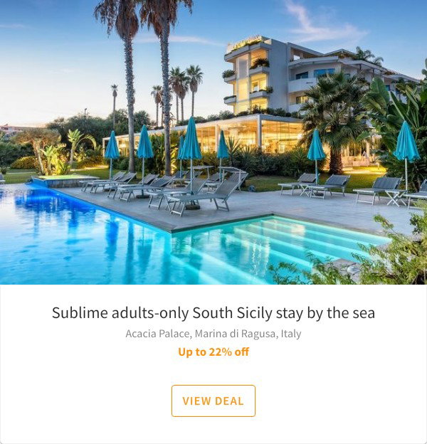 Sublime adults-only South Sicily stay by the sea