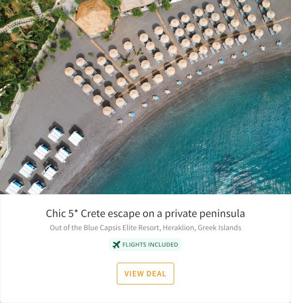 Chic 5* Crete escape on a private peninsula