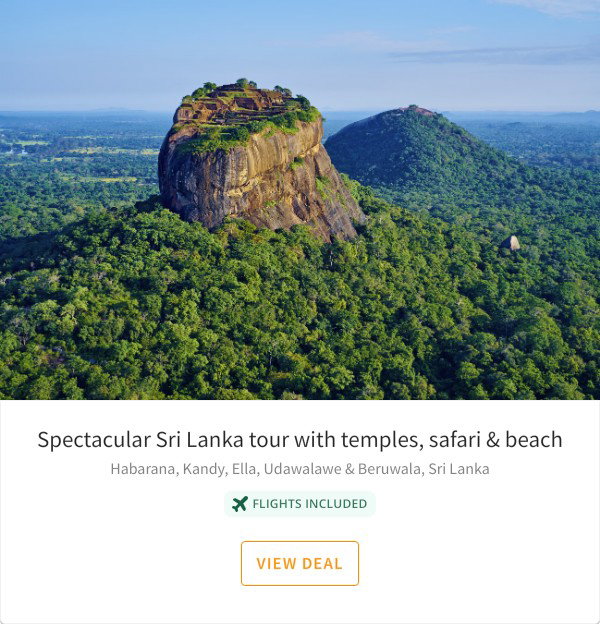 Spectacular Sri Lanka tour with temples, safari & beach