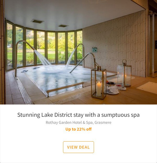 Stunning Lake District stay with a sumptuous spa