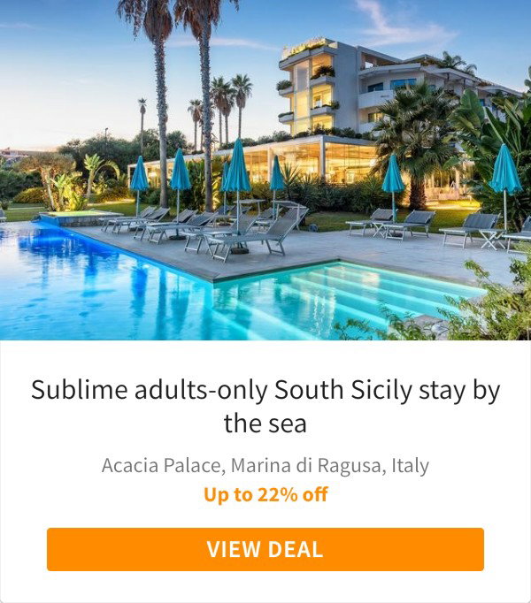 Sublime adults-only South Sicily stay by the sea