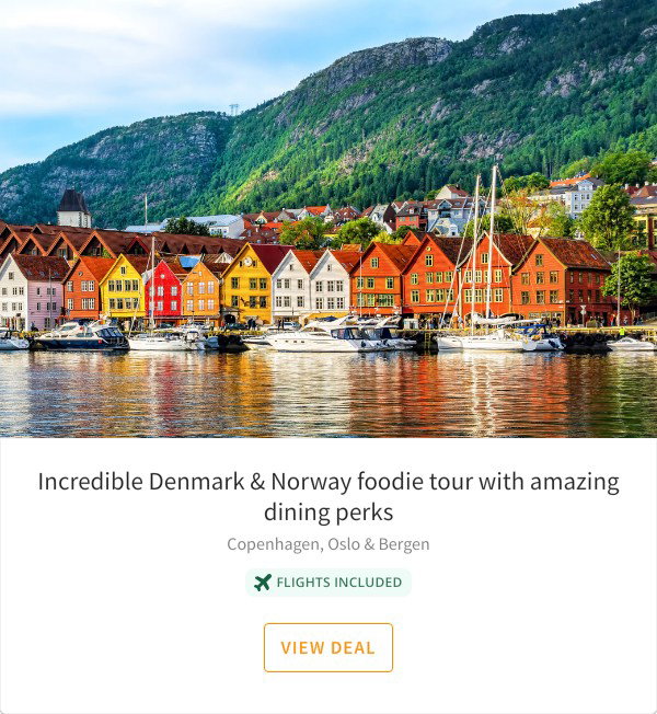 Incredible Denmark & Norway foodie tour with amazing dining perks