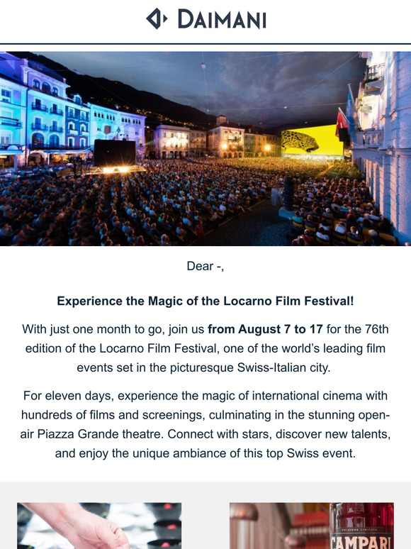 Countdown to Locarno: join us for an unforgettable cinema experience 🎥