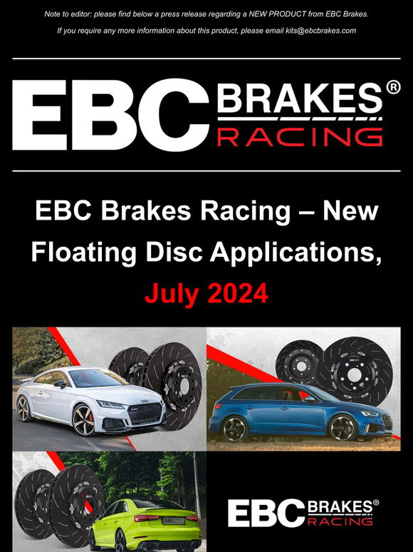 EBC Brakes Racing New Products!