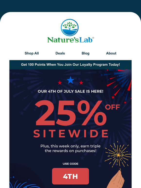 Join Us For Sitewide Savings