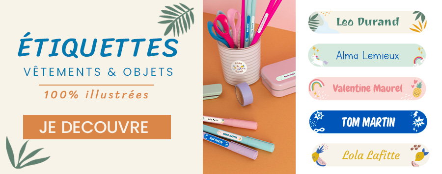 Etiquettes objets