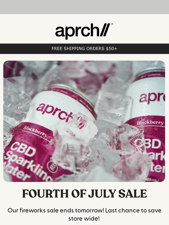 Happy 4th of July from Aprch! Sale Ends Tomorrow!  🎆🍉🍒🍍