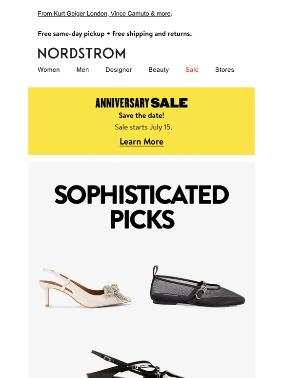 Nordstrom Email Newsletters Shop Sales, Discounts, and Coupon Codes