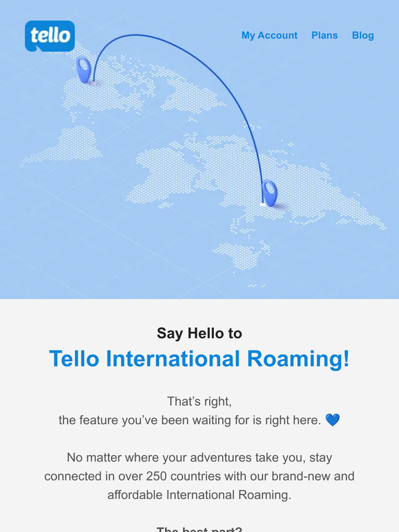 Ready, Steady, Roaming! 🌎