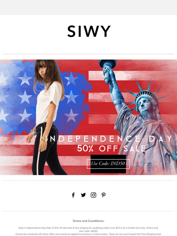 4TH OF JULY SALE STARTS RIGHT NOW!