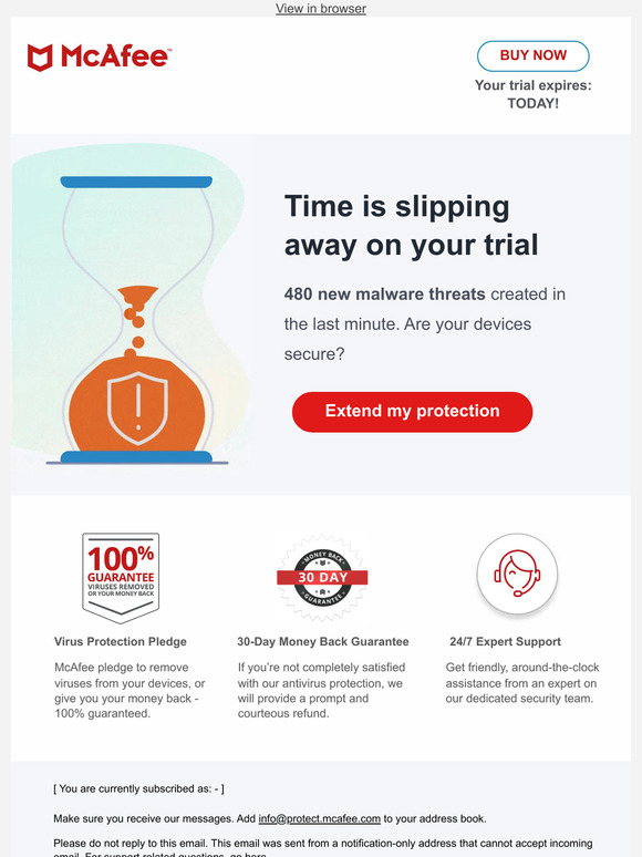 Stay secure - your free trial ends today! ⏳