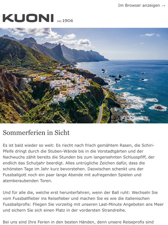 Sommerferien in Sicht