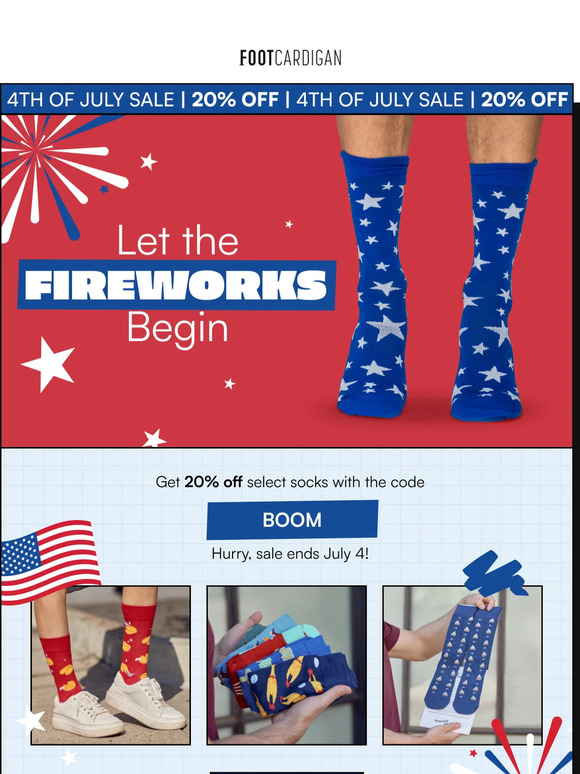 20% Off Sale - Let the Fireworks Begin