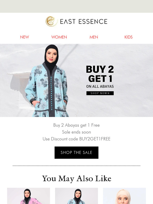 🔥 Shop our July 4th Sale. Buy 2 Abayas get 1 Free