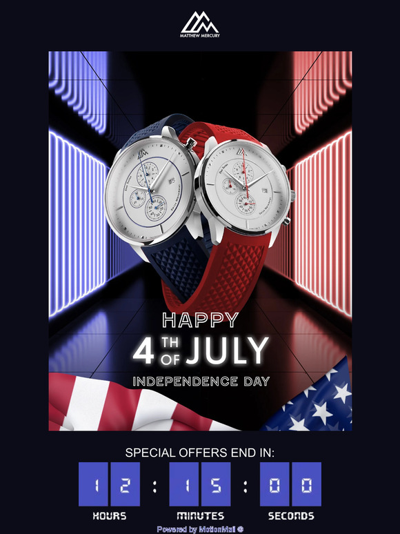 ONLY 12 HOURS LEFT: 2 Free Rubber Straps and 15% OFF for Any Men’s Watch Purchase