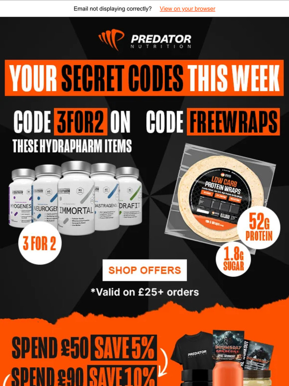 Predator Nutrition Secret Discount Codes Inside 🔥 Milled