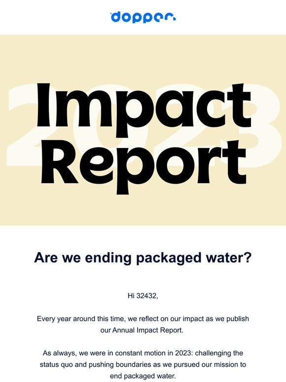 Impact Report 2023: is what we're doing working?