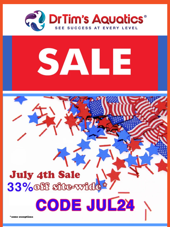DrTims' July 4th Sale | 33% Off Site Wide*