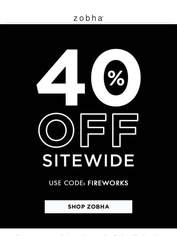 40% Off Sitewide ⚡FLASH SALE! ⚡