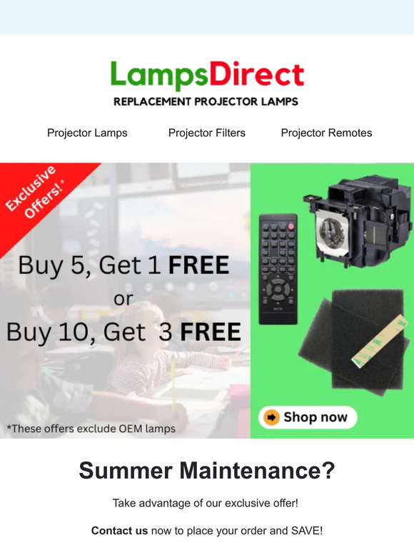 Buy 5 get 1 Free! 💡 Plus Free Delivery