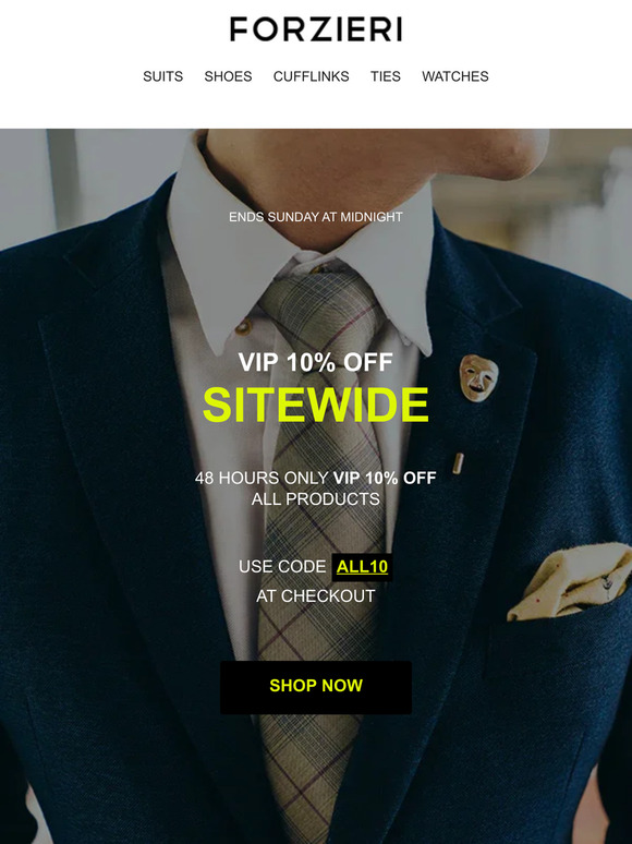 🔥 48 Hours Only - Ends Sunday! VIP 10% Off SITEWIDE