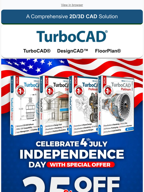 4th July - Independence Day Site-Wide Sale - 25% OFF
