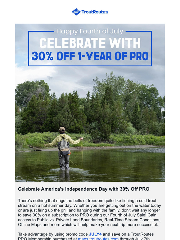 Celebrate Independence Day and save on PRO