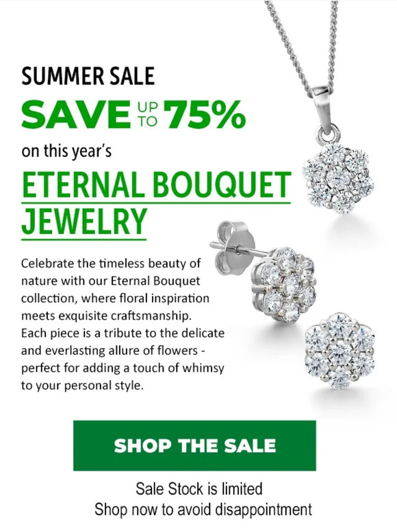 Flowers that last a lifetime – up to 75% OFF
