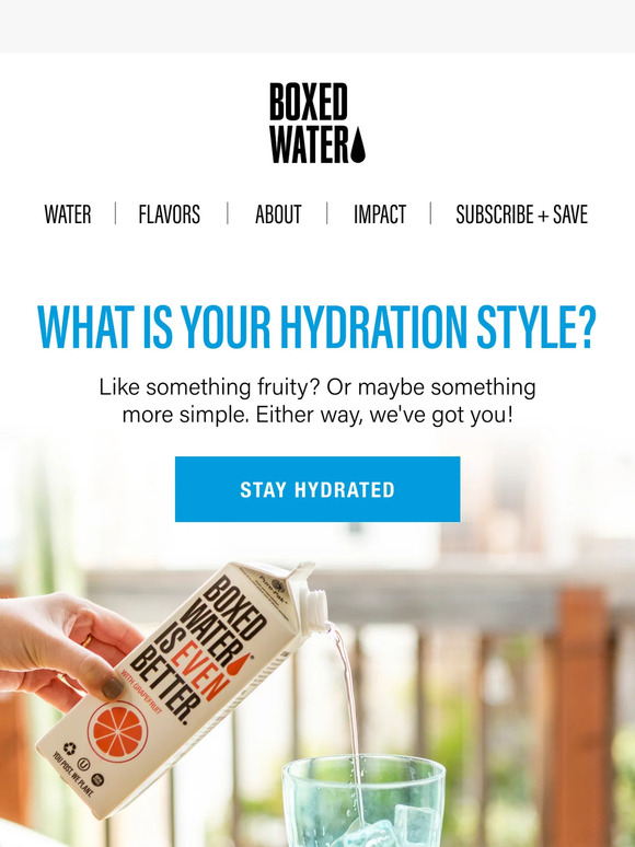 💦 Hydrate your way