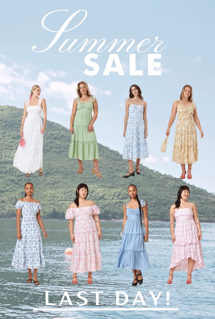 Summer Sale, spend more, save more shop now button link.